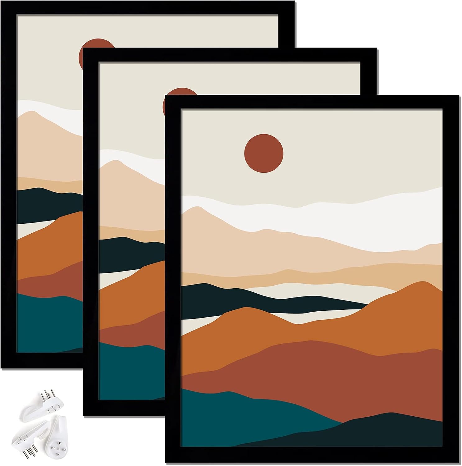 Wooden Art Frame Set with Glass Front - Image 2