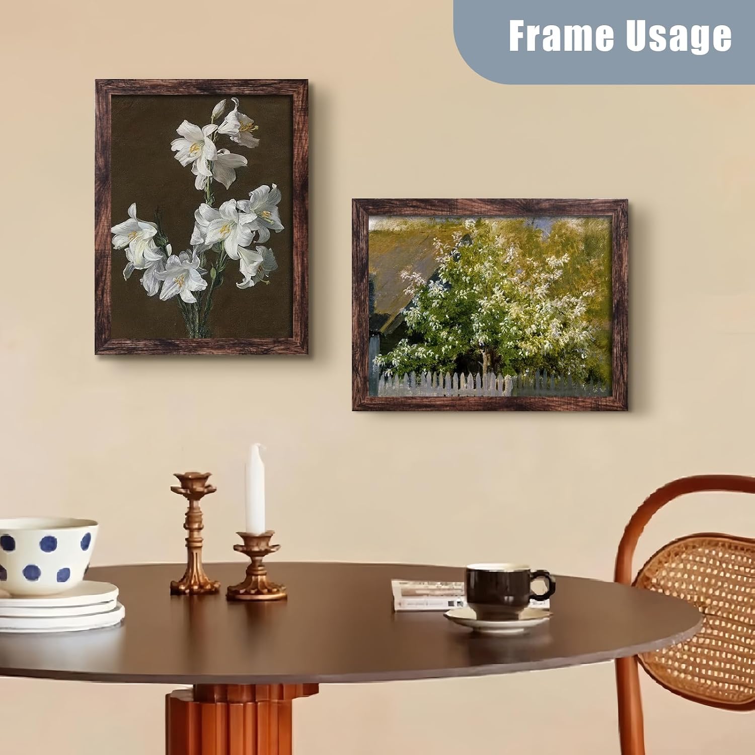 Wooden Wall Hanging Art Frame for Display - Image 2
