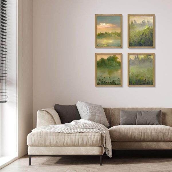 Solid Wood Art Frame Set Display
