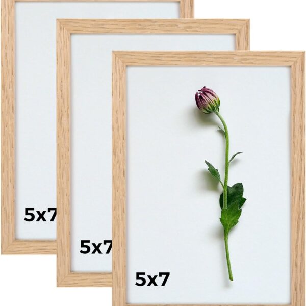 Solid Oak Gallery Art Frame Set Display