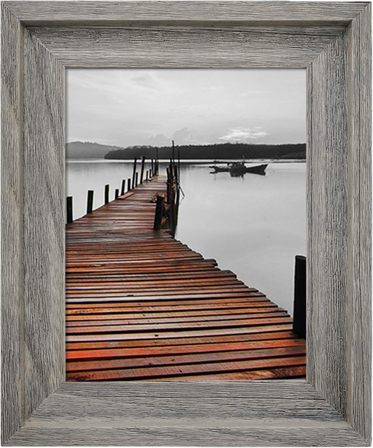 Rustic Wood Art Frame Display - Image 2