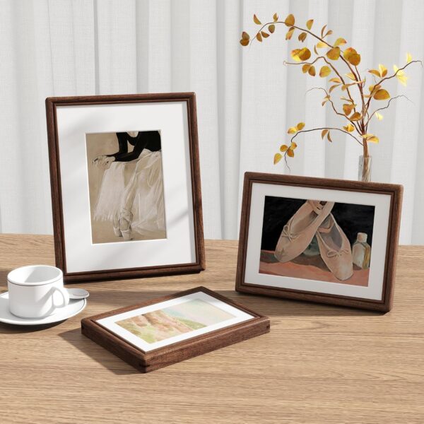 Rounded Corner Wood Art Frame Style